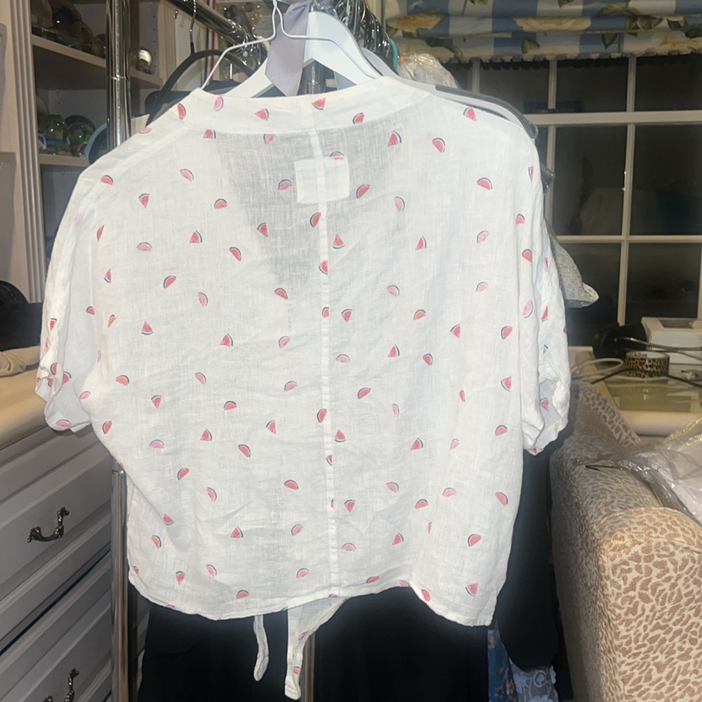 Rails Short Sleeved Top With Tie - image 2